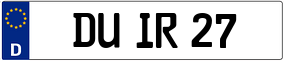 Truck License Plate